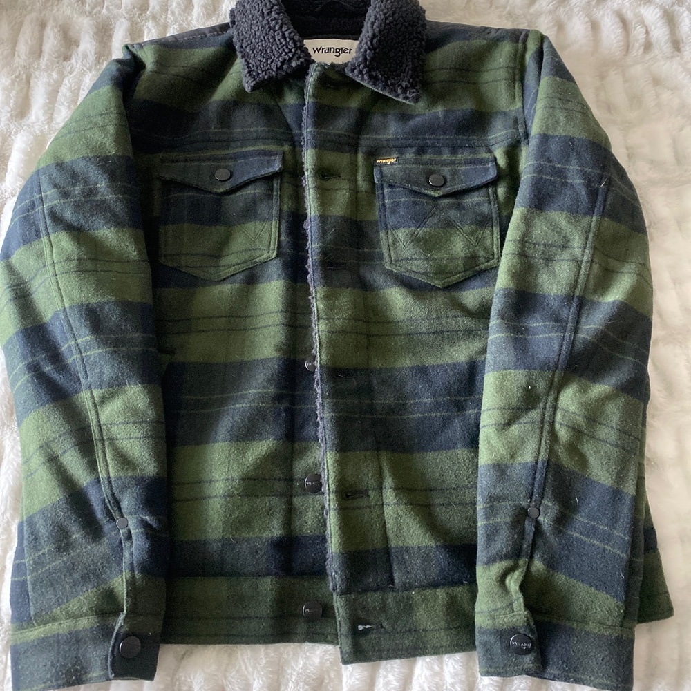 Wrangler Sherpa flannel jacket